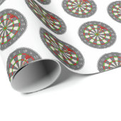 ダーツボード（白） ラッピングペーパー (ロールコーナー)