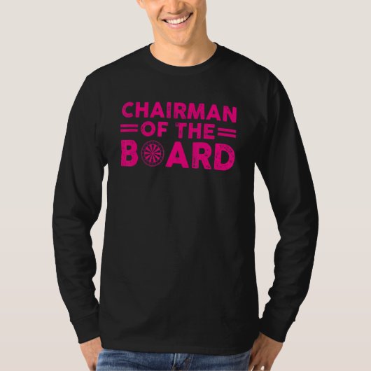 ダーツメンズダーツボードゲームプレーヤー Tシャツ (正面)