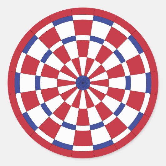 ダーツモダンボード ラウンドシール (正面)