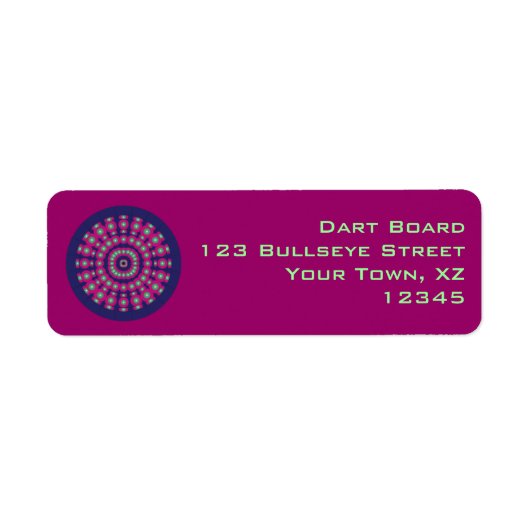 ダーツモダンボード ラベル (正面)