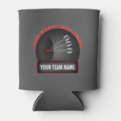 ダーツリーグチーム素晴らしカスタム 缶クーラー (正面)