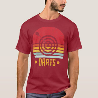 ダーツレトロダーツアローヴィンテージブルズイェダーター Tシャツ
