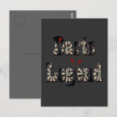 ダーツ伝説が言葉だ ポストカード (正面/裏面)