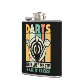 ダーツ先端が全てだTakez Flask 6oz フラスク (左)