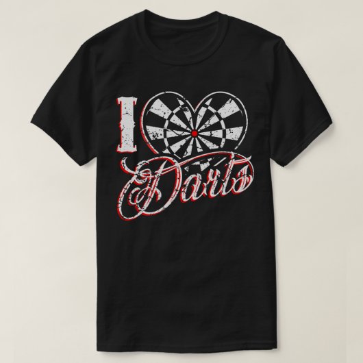 ダーツ大好き Tシャツ (デザイン正面)
