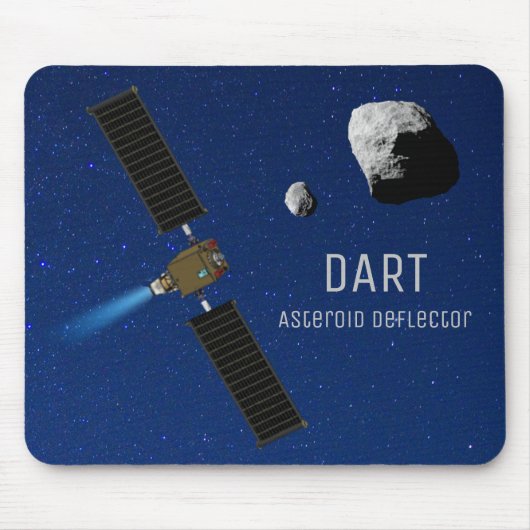 ダーツ小惑星偏向探査機 マウスパッド (正面)