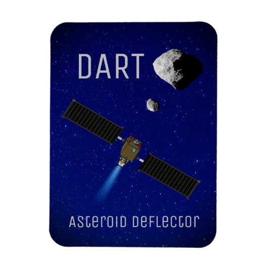 ダーツ小惑星偏向探査機 マグネット (縦)