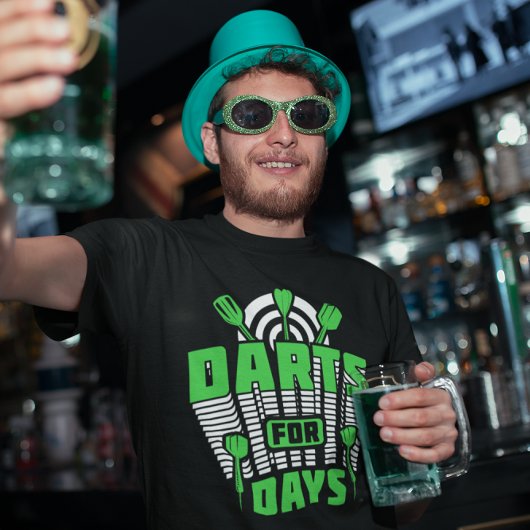 ダーツ日- Dart League Legend Tシャツ