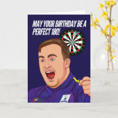 ダーツ誕生日カード カード (黄色い花)