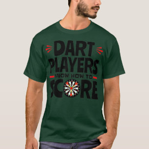 ダーツ選手,投げダーツの得点方法を知る Tシャツ