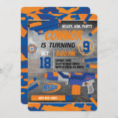 ダーツ銃の招待状 招待状 (正面/裏面)