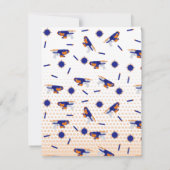 ダーツ銃バトル戦争少年ターゲットパターン子供 ノートカード (裏面)