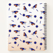 ダーツ銃バトル戦争少年ターゲットパターン ノートブック (裏面)