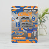 ダーツ銃招待状 招待状 (スタンド正面)