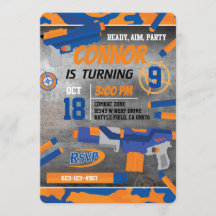 ダーツ銃招待状