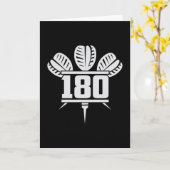 ダーツ180ダーツダートボード·ブルズエ·アロー·ギおもしろいフト カード (黄色い花)