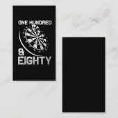 ダーツ180トリプル20ダートボード100アンドエイ 名刺 (正面/裏面)