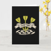 ダーツ-あのブルズイを撃った カード (黄色い花)