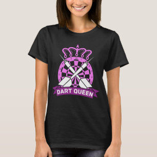 ダーツ・クイーン・ダーツ・ボード・ガール・ダーツ・プレーヤー Tシャツ
