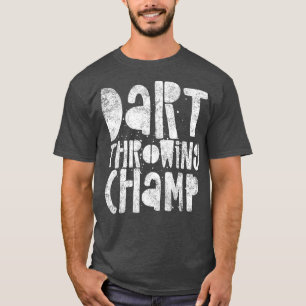 ダーツ・スロー・チャンプ – ダーツ・チャンピオンの優勝 Tシャツ