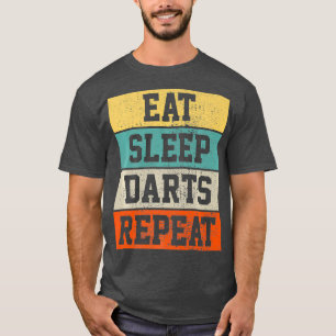 ダーツ ダーツプレイヤー レトロ ビンテージ ユニーク ギフト Tシャツ