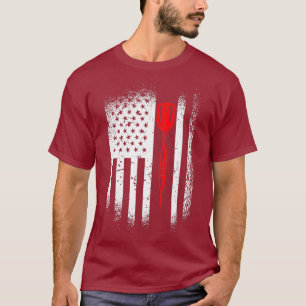 ダーツ ダーツ 矢 アメリカ国旗 Tシャツ