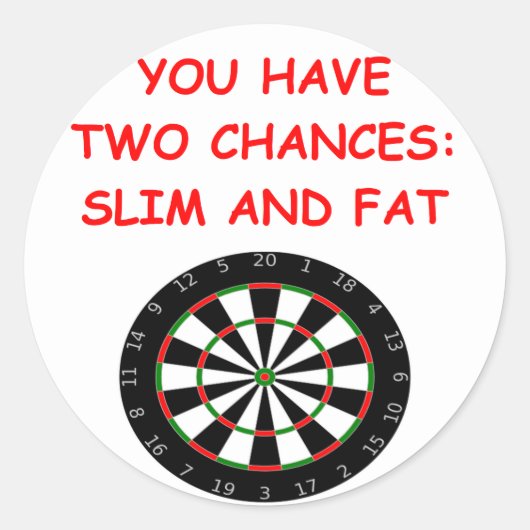 ダーツ ラウンドシール (正面)