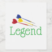 ダーツ ワインラベル (シングルラベル)