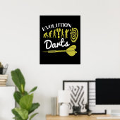 ダーツ – 進化型ダーツ ポスター (ホームオフィス)