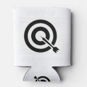 ダーツ：黙って投げる。 缶クーラー (裏面)