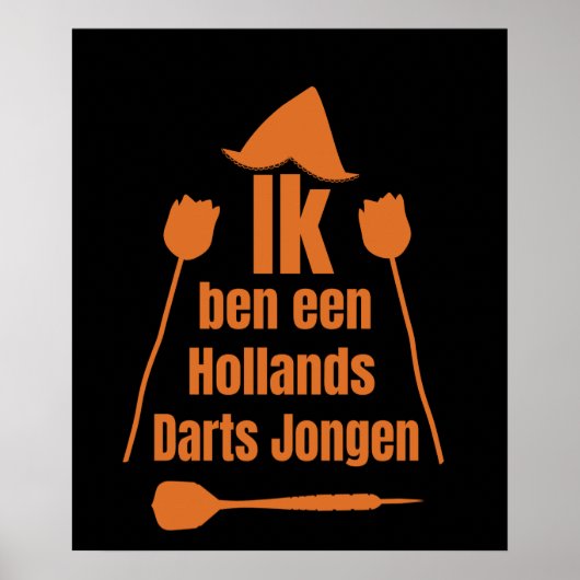 ダーツ – Ik Ben Een Holland's Darts Jongen ポスター (正面)