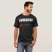 ダーツ – Thwack Arrow Bulseye - Pub Tシャツ (正面フル)