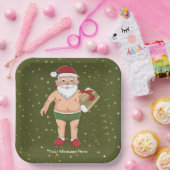 ダーティおもしろいサンタクリスマスコレクション紙カップ ペーパープレート (パーティー)