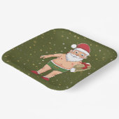 ダーティおもしろいサンタクリスマスコレクション紙カップ ペーパープレート (傾斜あり)