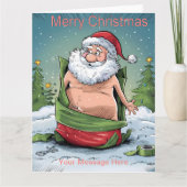 ダーティおもしろいサンタクリスマスコレクション カード (正面)