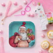 ダーティおもしろいサンタクリスマスコレクション ペーパープレート (パーティー)