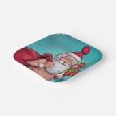 ダーティおもしろいサンタクリスマスコレクション ペーパープレート (傾斜あり)