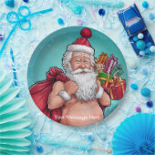 ダーティおもしろいサンタクリスマスコレクション ペーパープレート (パーティー)