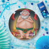 ダーティおもしろいサンタクリスマスコレクション ペーパープレート (パーティー)