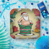 ダーティおもしろいサンタクリスマスコレクション ペーパープレート (パーティー)