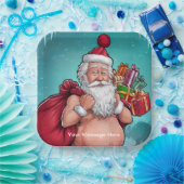 ダーティおもしろいサンタクリスマスコレクション ペーパープレート (パーティー)