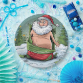 ダーティおもしろいサンタクリスマスコレクション ペーパープレート (パーティー)