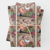 ダーティおもしろいサンタクリスマスコレクション ラッピングペーパーシート (インサイチュ)