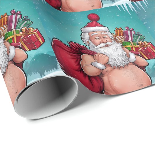 ダーティおもしろいサンタクリスマスコレクション ラッピングペーパー (ロールコーナー)
