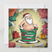 ダーティおもしろいサンタクリスマスコレクション 招待状 (正面)