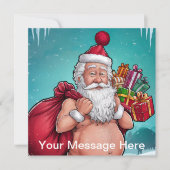 ダーティおもしろいサンタクリスマスコレクション 招待状 (正面)