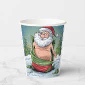 ダーティおもしろいサンタクリスマスコレクション 紙コップ (裏面)