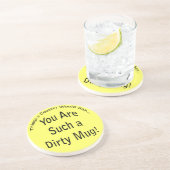 ダーティおもしろいマグ引用文 コースター (側面)