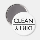 ダーティまたはクリーン食洗機マグネット(新規) マグネット (正面/裏面)