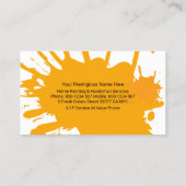 ダーティウォール絵を描のカラーローラブラシ 名刺 (裏面)